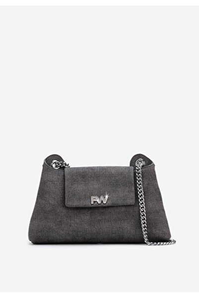 B T Shoes Šedé ramenní kabelka Salvosa