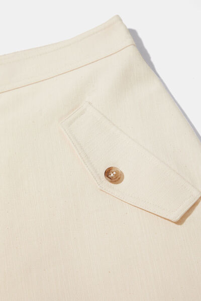 W Collection EKRU MİDİ ETEK