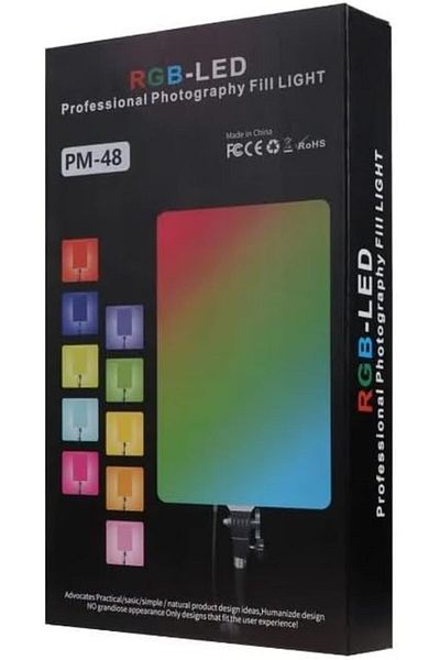 Generic RGB Compatible Ring Light PM-48 (Without Tripod)