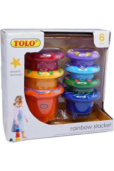 Tolo Toys Piramida curcubeu din cupe
