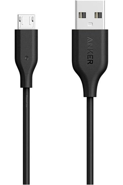Anker PowerLine 3 Feet Micro USB Cable - Black, A8132012