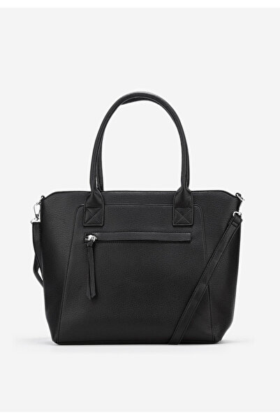 B T Shoes Černá ramenní kabelka Aspicia