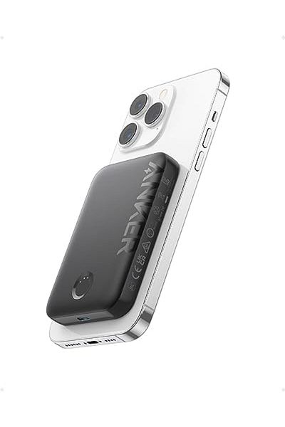Anker Power Bank, 321 Magnetic Battery (PowerCore Magnetic 5K), Wireless Magnetic Portable Charger,
