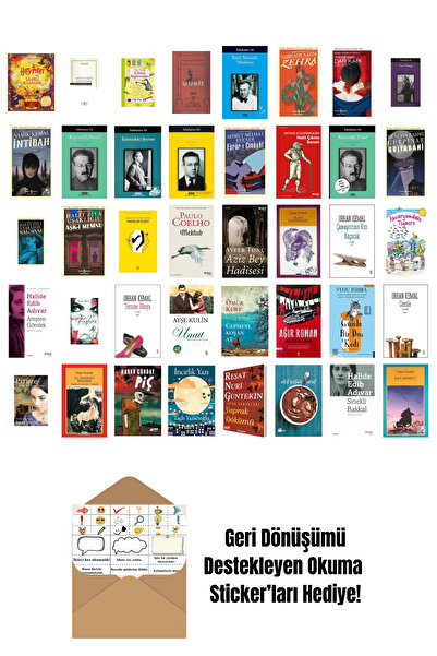 Yapı Kredi Yayınları En Çok Okunan Türk Edebiyatı Kitapları 40 Kitap Set