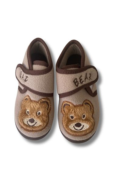 SOYLU Soft Embroidered Boy's Shoes Brown