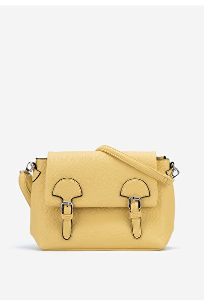 B T Shoes Žlutá ramenní kabelka Jodie