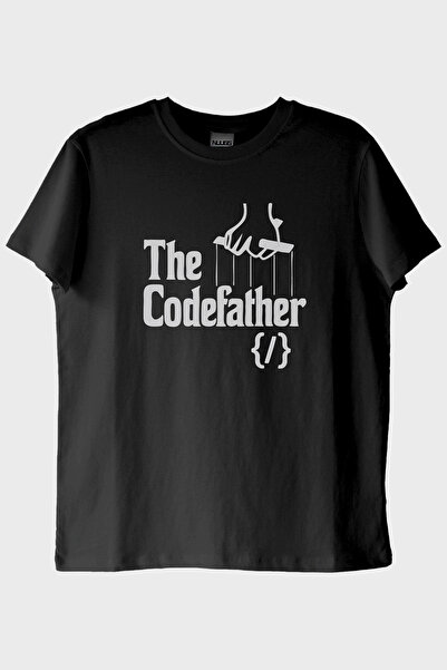Generic Brand The Codefather Black T-Shirt