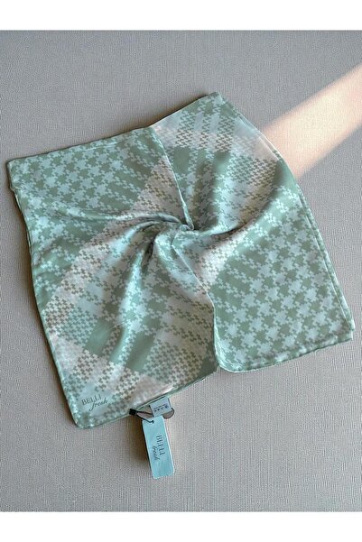 Belli Eșarfă Fresh Nova 1000-11 verde cu model mixt 49778