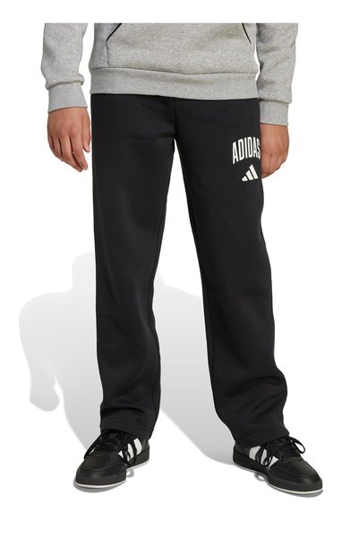 adidas Pantaloni de trening negri pentru băieți JM1538 J CLGT FL PNT