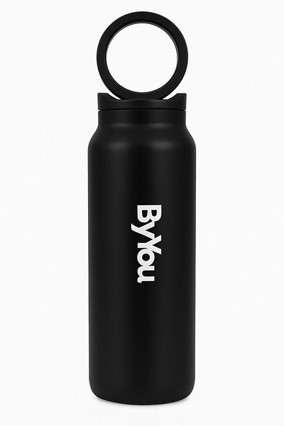 Generic Water Bottle with Magnetic Phone Holder – Hands-Free Viewing & Secure Mount