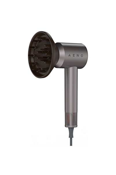 AENO Hair Dryer HD1, 1500W, 100km/h, Ionic Technology, Diffuser, Concentrator (Grey)