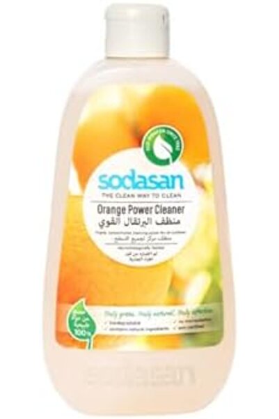Sodasan منظف قوي برائحة البرتقال الطبيعي 100% 500 جرام