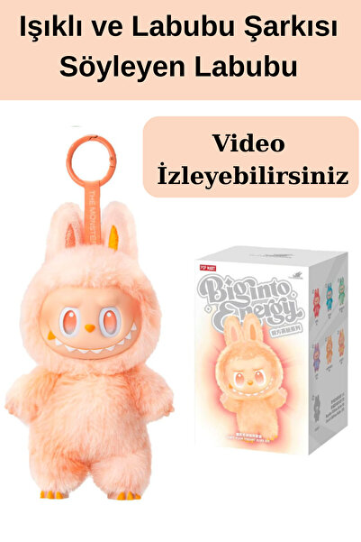 Pofika Labubu Özel Seri,Labubu Şarkısı Söyleyen ve Işıklı Labubu Peluş Oyuncak