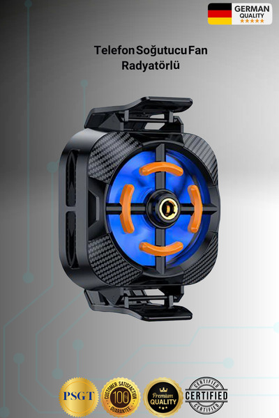 PSGT Gaming Telefon Sessiz Hava Soğutma Fan Dereceli Yarı Iletken Radyatör Io...