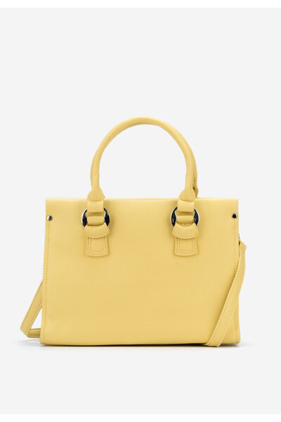 B T Shoes Žltá kancelárska kabelka Aqia
