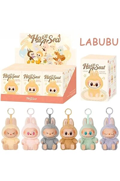 Bestech 6 lı Have a Seat Oturan Labubu Peluş Oyuncak Aksesuar