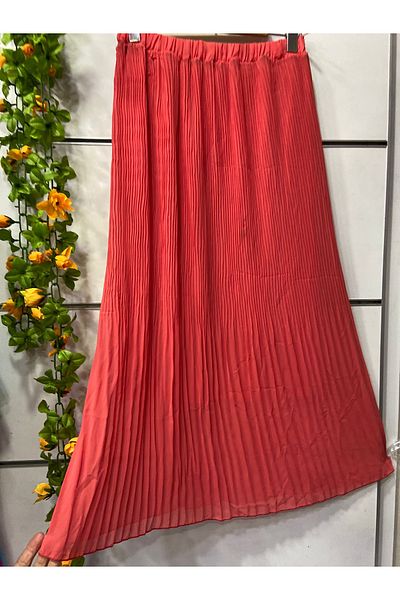 edu collection Frequent Pleated Chiffon Skirt