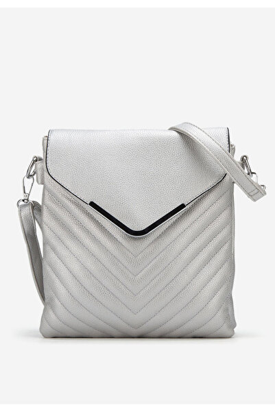 B T Shoes Stribrná ramenní kabelka Julana V2
