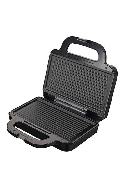 divendi-ro Sandwich maker, stainless steel, power 1000W, black-silver