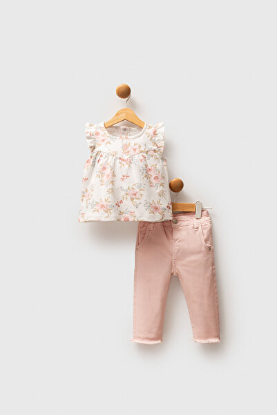 U.S. Polo Assn. U.S. Polo Assn Baby Girl White Set