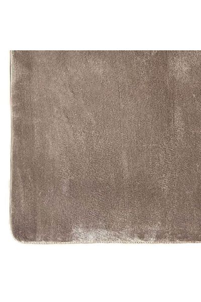 divendi-ro Flannel decorative rug with very soft texture, anti-slip underside, 120x140 cm, brown