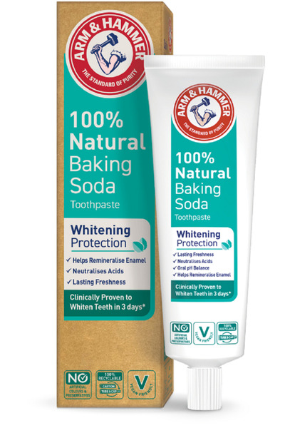 Arm&Hammer Pasta de dinti Whitening Protection 100% Backing Soda, 3bucati 75ml