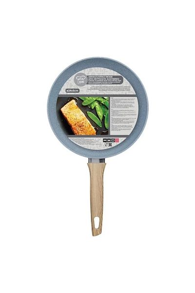 divendi-ro Non-stick frying pan, forged aluminum, diameter 24cm, grey