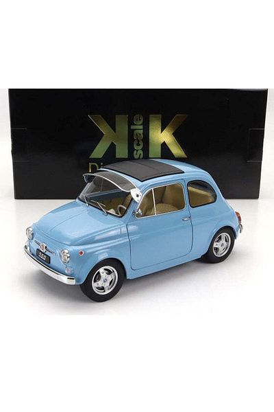 KK Scale Fiat 500 F 1968 Custom bleu - 1/12 KK-Scale