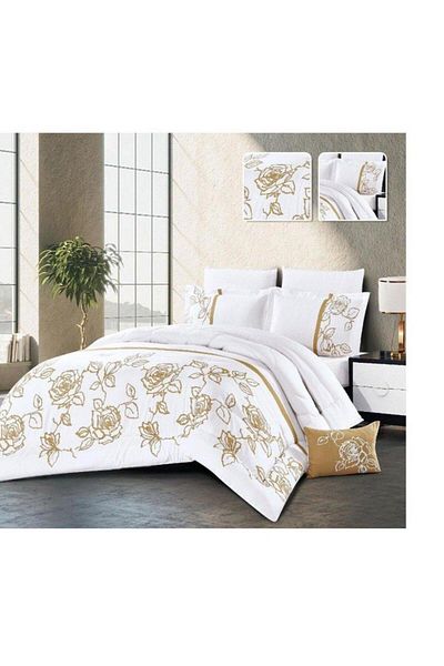 PROMISE Stream Life Multicolor Print King Comforter - Double - 7 Pieces