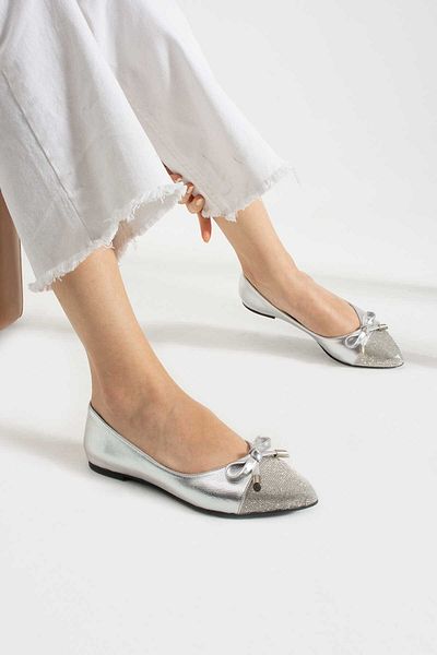 Bestello Bow Rubber Sole Ballerinas 331-1453 Women's Ballerinas