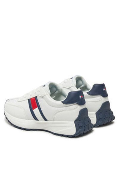Tommy Hilfiger Boy's Sneakers T3X9-33877-1695X336 White