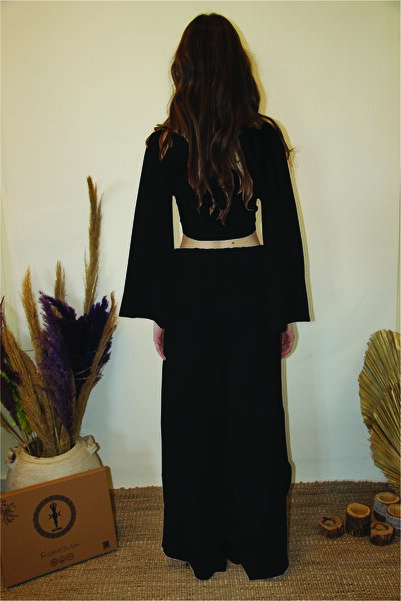 ARİNNASİDE Muslin Curved Side Pants