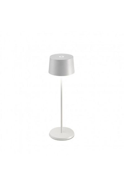Zafferano Olivia White Rechargeable Lamp