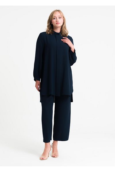 Armağan Judge Collar Asymmetrical Tunic