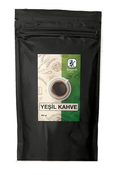 Bongardi Coffee Green Coffee Unroasted and Ground Coffee 200g (Roasted Ground)