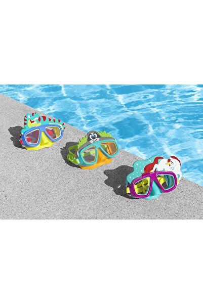 BESTWAY Swimming Goggles | Swim Goggles for Kids 3+, No Leaking UV Protection and Adjustable Strap,