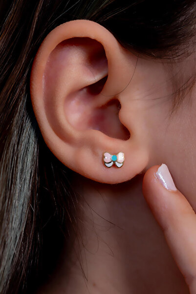 Bayar Gold 14 Ayar Altın Fiyonk Çocuk Küpe