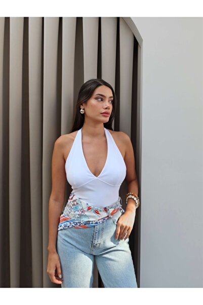 ESRAHELVACI Μπλούζα με ραφές μέσα από το λαιμό