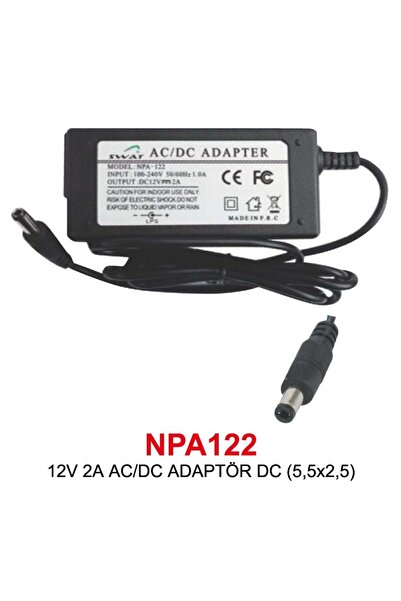 Herz 2V 2A AC/DC ADAPTÖR DC (5,5x2,5)