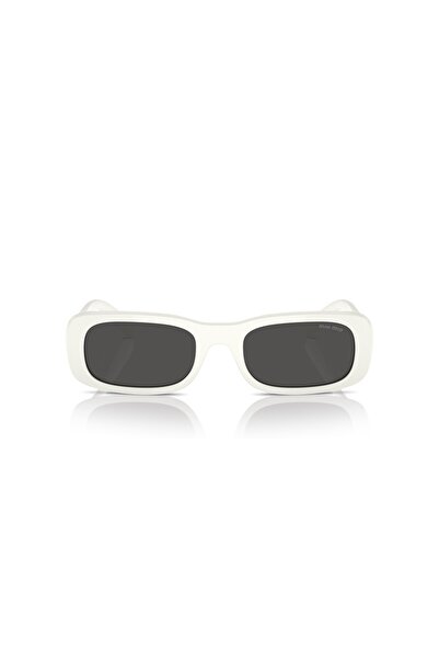 Miu Miu Mu08Z142-5S053 Women's Sunglasses White Bone Frame Smoked Lens Uv400