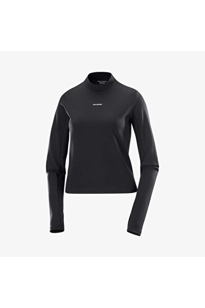 Salomon SHAKEout BLISS LS Kadın Koşu Tişört Deep Black LC2660000