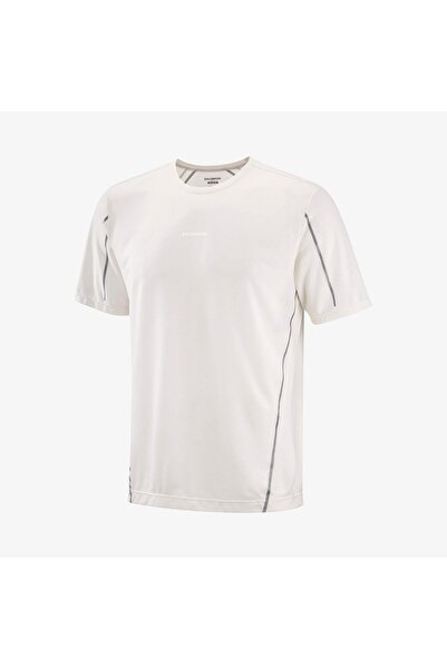 Salomon SHAKEout CORE Erkek Koşu Tişört Whisper White LC2660400
