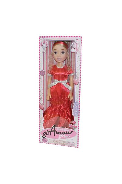 OEM Bambolina Glamour Girls doll 80 cm with red dress