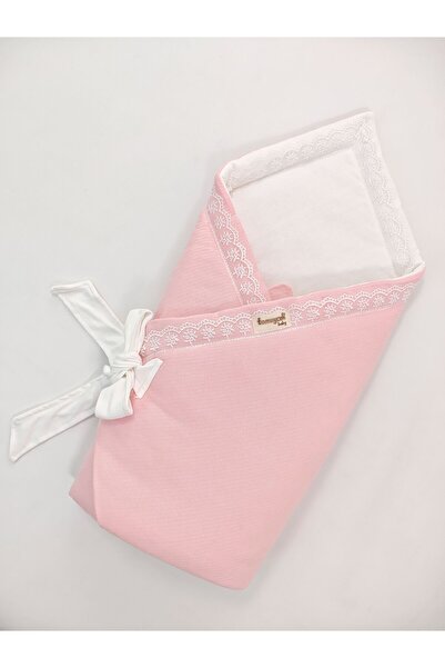 Tomuycuk Lacy Baby Swaddle Blanket 100% Cotton 85X85 cm – Soft & Comfortable / Gift