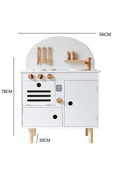 Woody Buddy - Vintage Kitchen - White