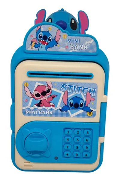 Toybox Stitch Electronic Password Protected Piggy Bank Atm Machine For Money Saving