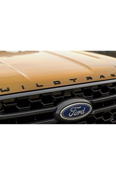 ROAL TUNİNG Ford Ranger Wildtrak Kaput Logo Yazısı – Mat ABS Plastik Tuning A...