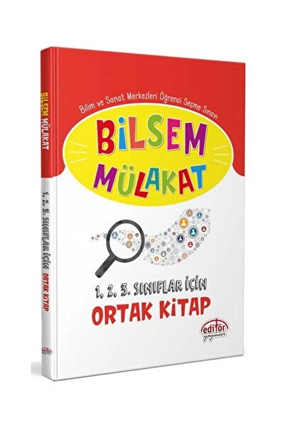 Anla Kazan Yayınları Editör 2026 Bilsem Mülakat 1-2-3. Sınıf İçin Ortak Kitap