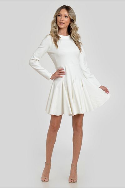 Giorgal Mini White Dress Casual Chic Clara 34EU