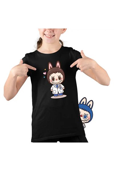 OEM Labubu Doctor Kids Girls T-Shirt